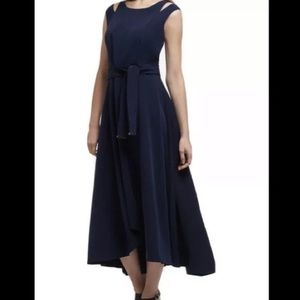 DKNY High Low Blue Dress
